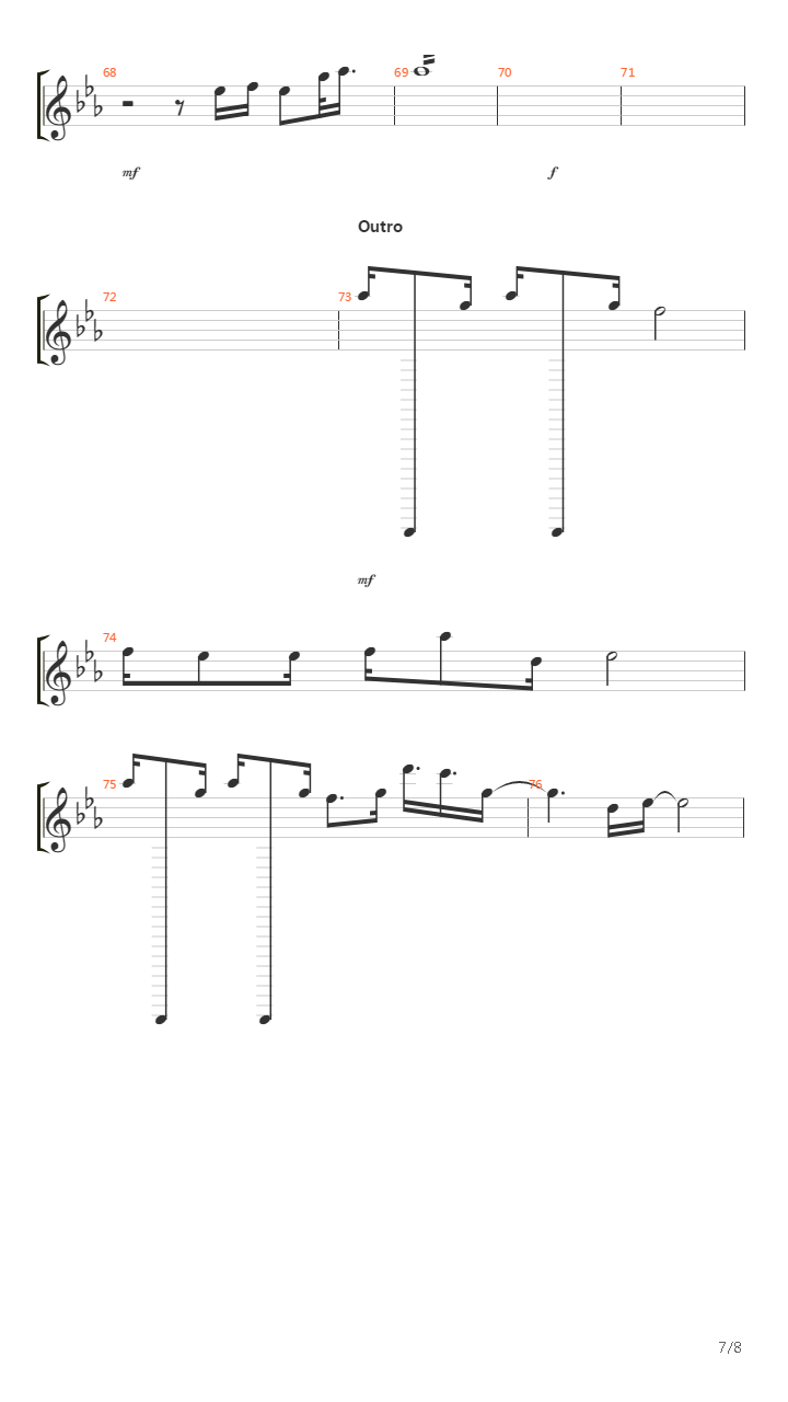 グレイッシュ吉他谱