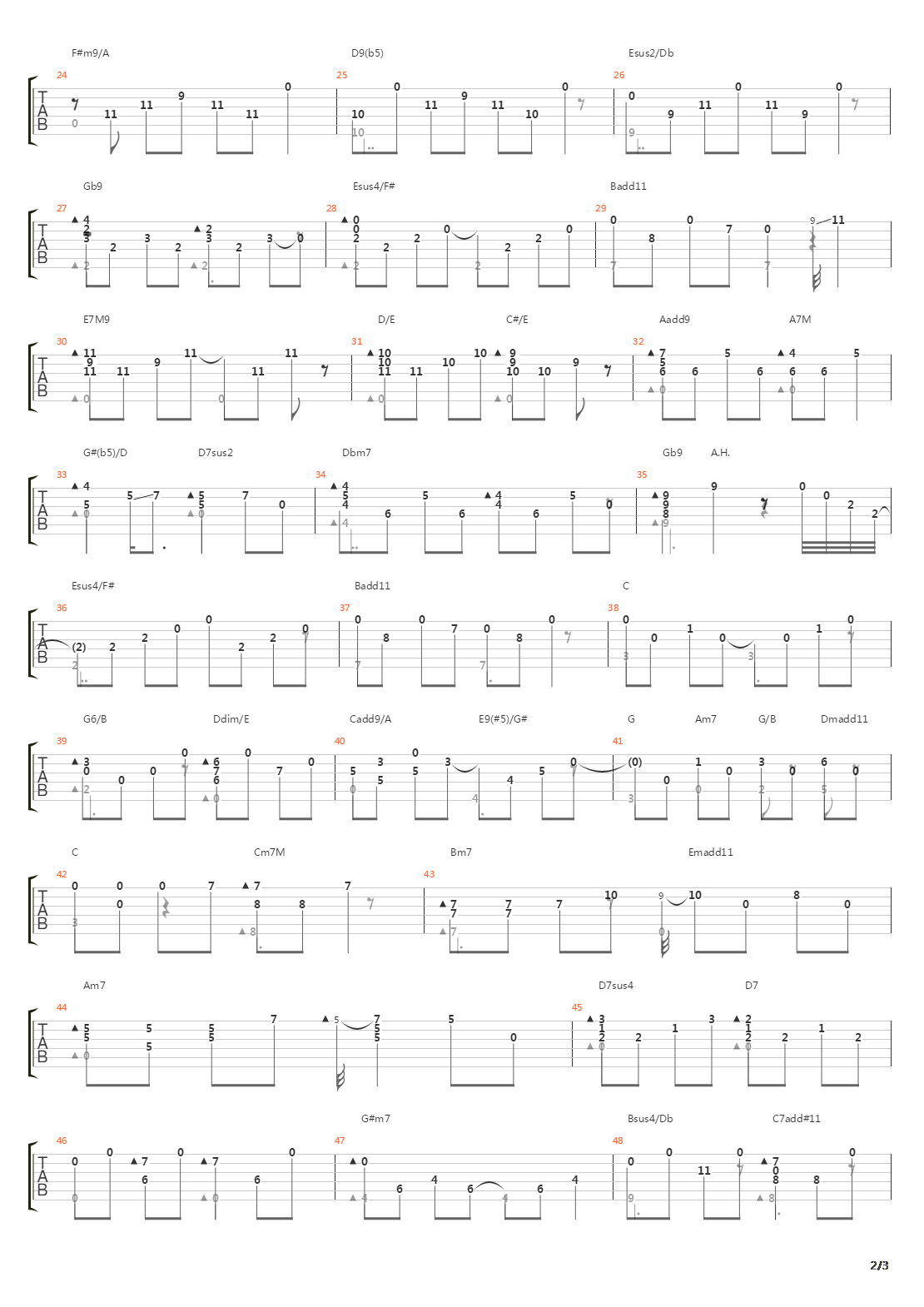 Nanairo吉他谱