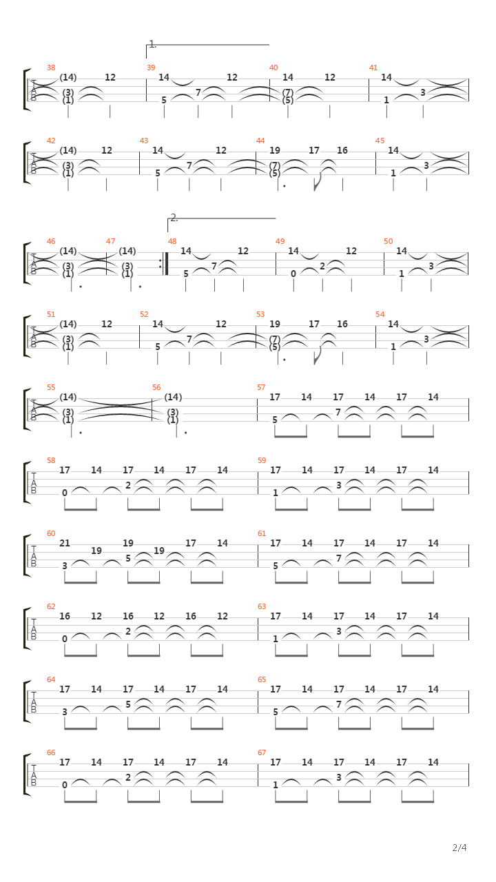 Heartbeats（Bass版）吉他谱