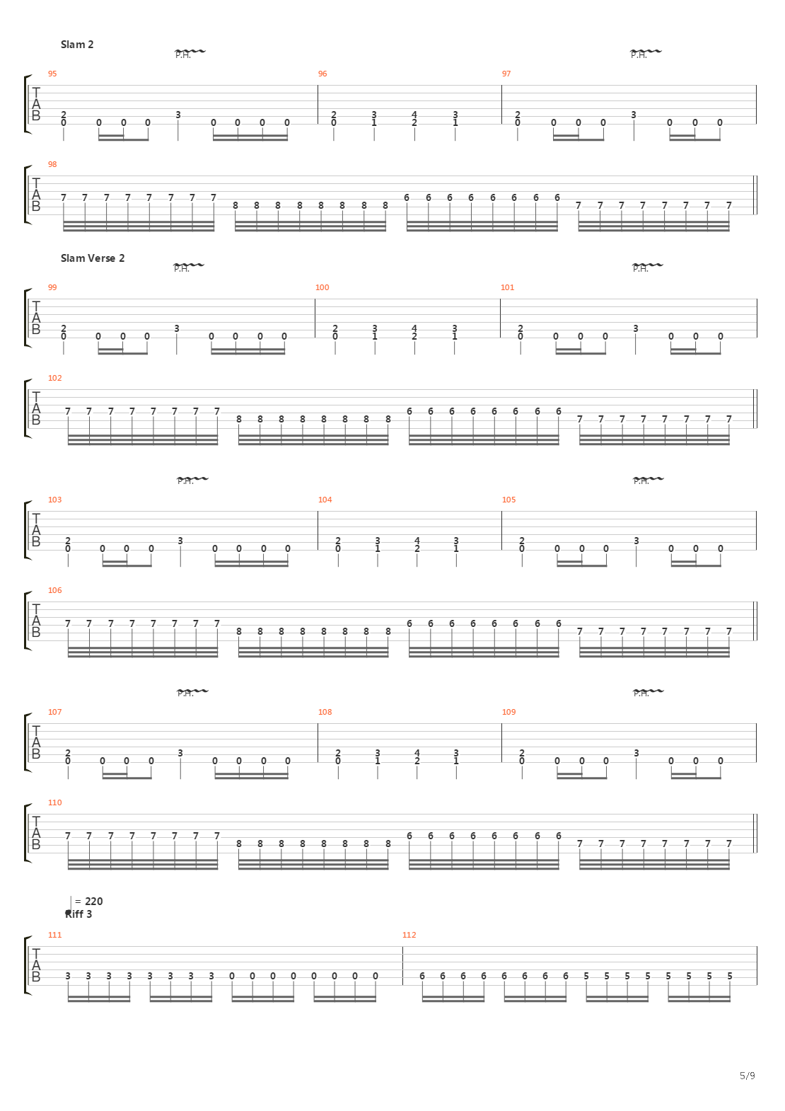 The Lament Configuration吉他谱