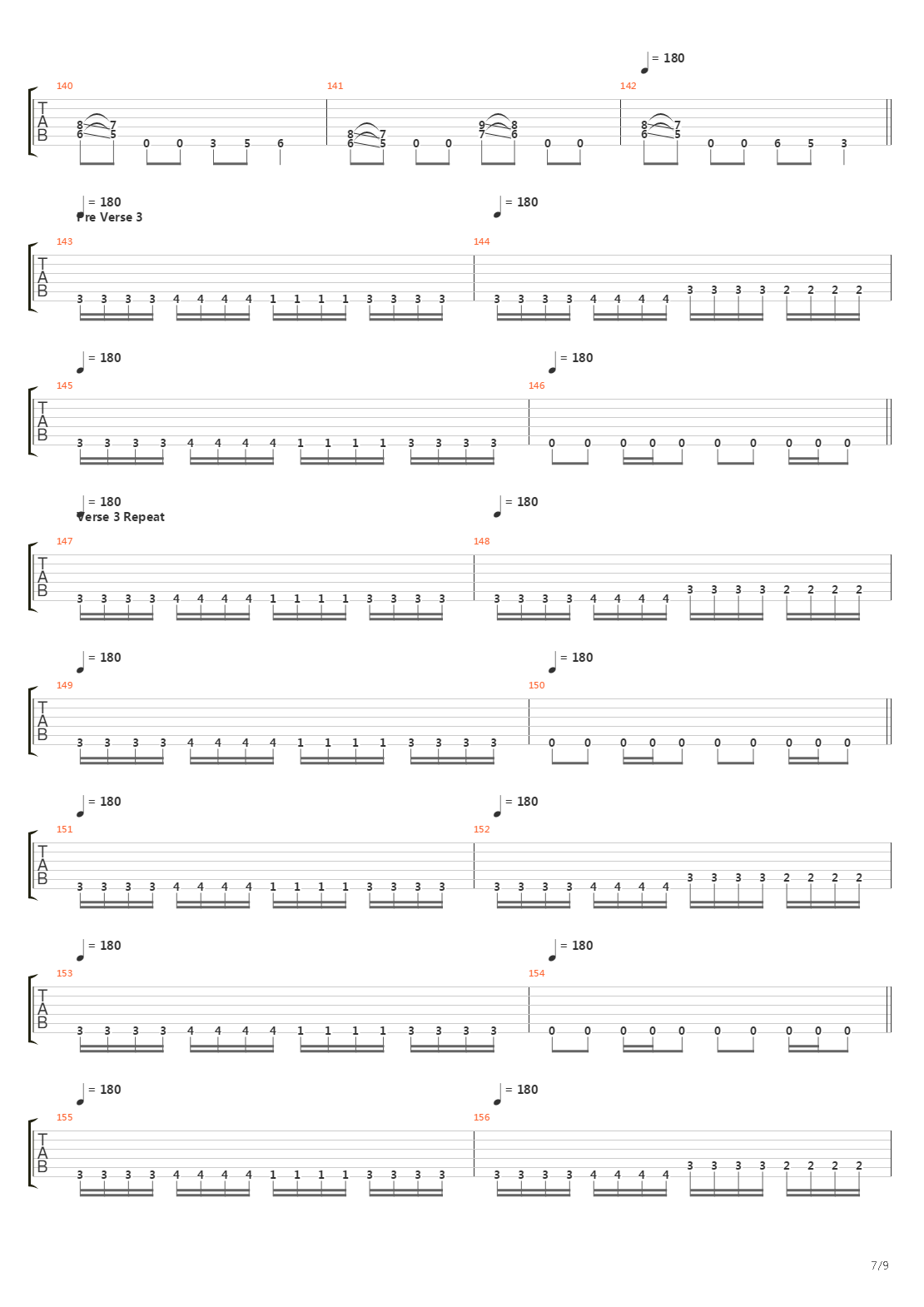 The Lament Configuration吉他谱