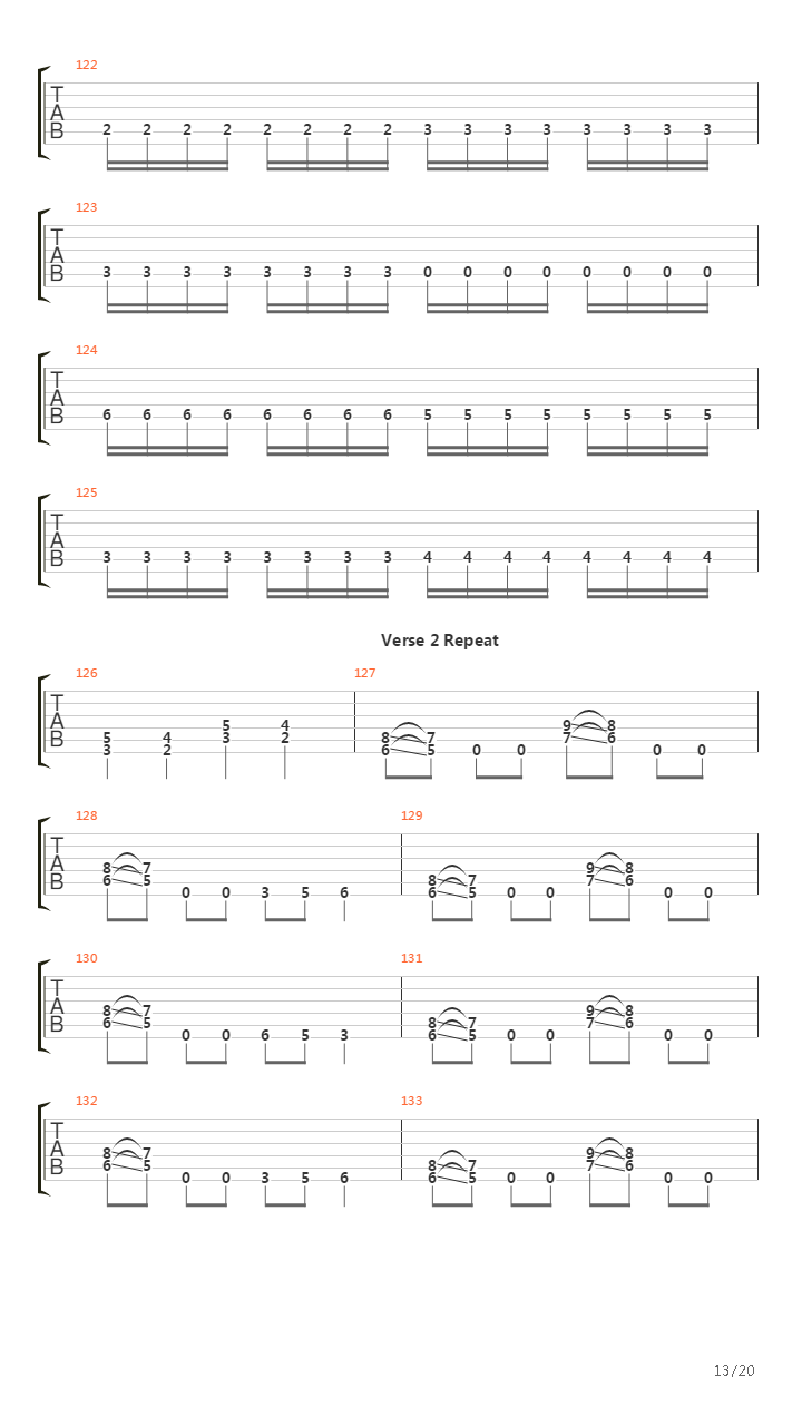 The Lament Configuration吉他谱