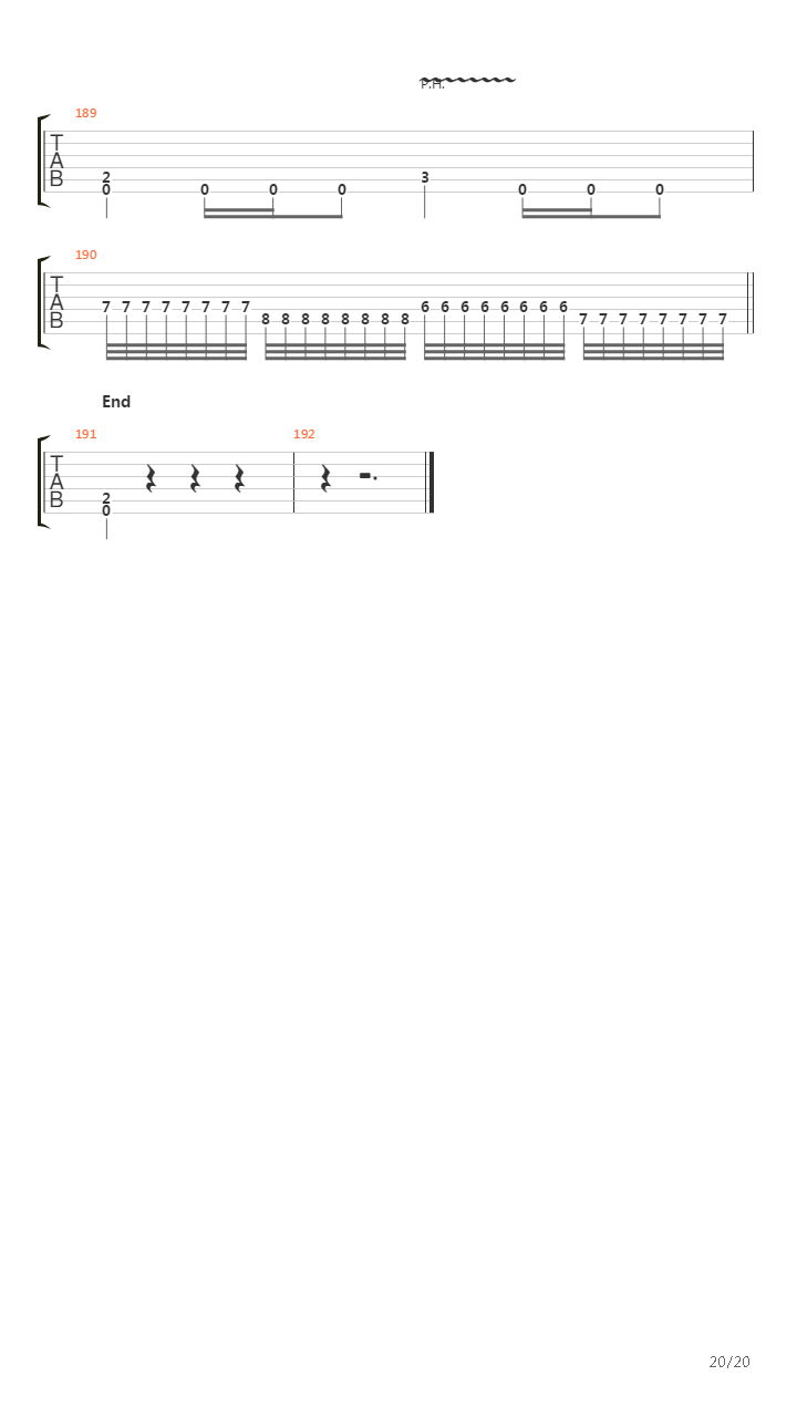 The Lament Configuration吉他谱