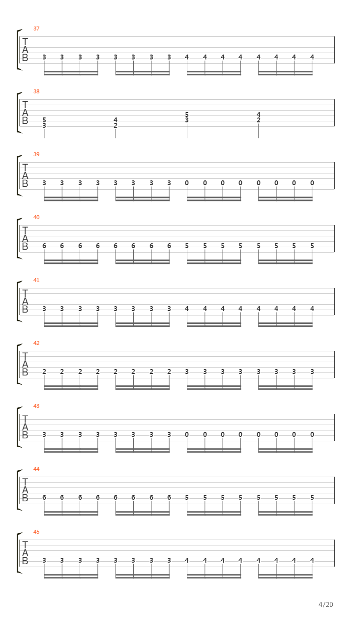 The Lament Configuration吉他谱