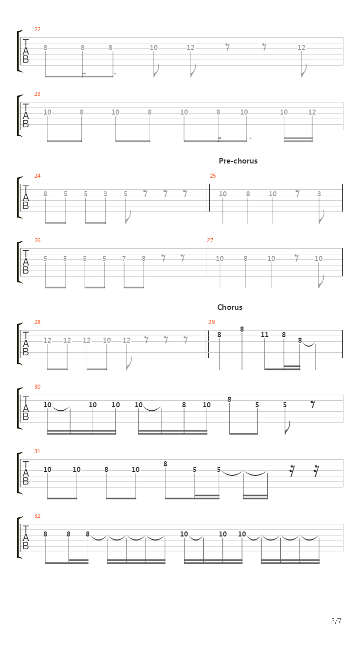 Mexico吉他谱