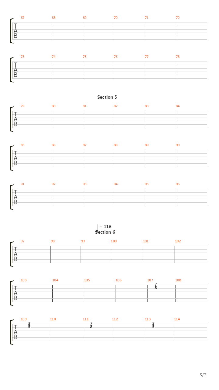 Citadel吉他谱