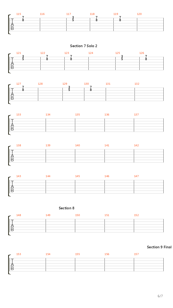 Citadel吉他谱