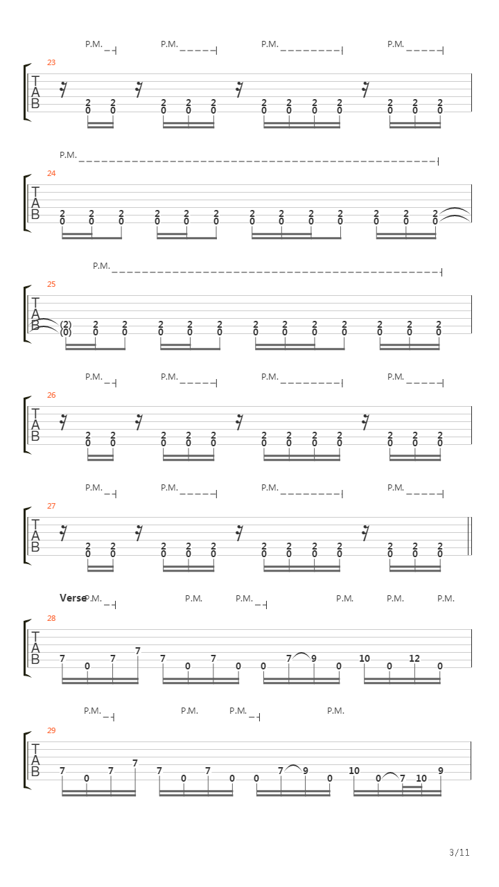 Parallels吉他谱