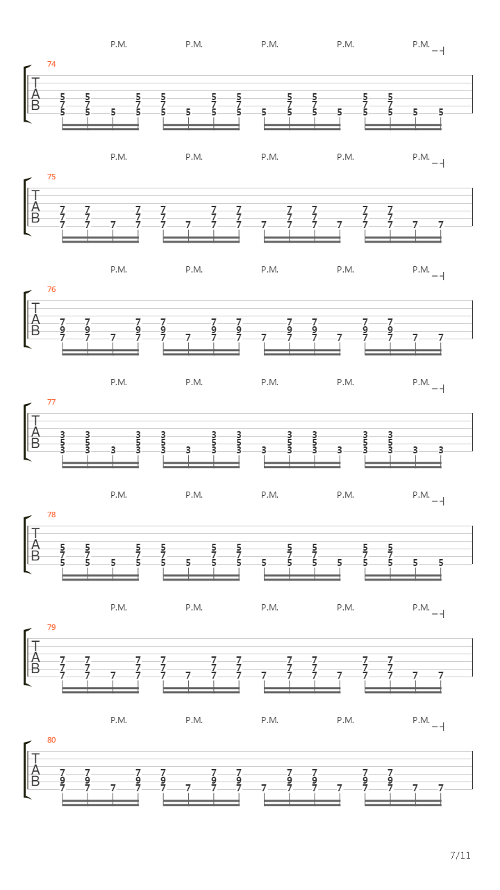 Parallels吉他谱