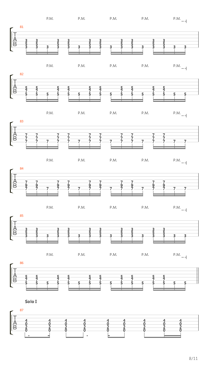 Parallels吉他谱