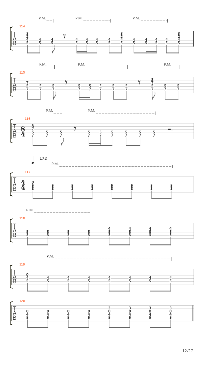 Carbon Copy吉他谱