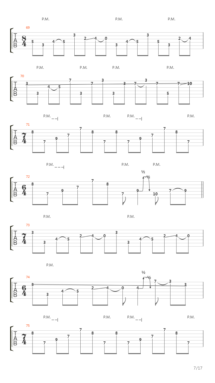 Carbon Copy吉他谱