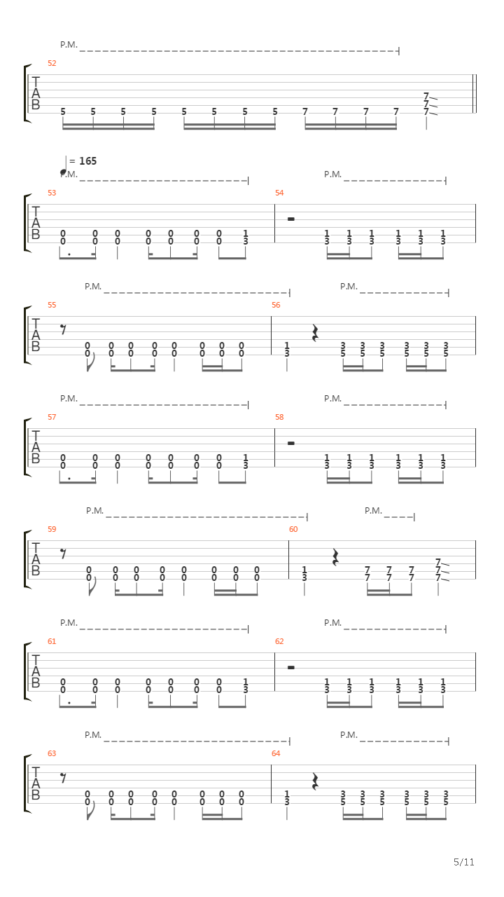 Float吉他谱