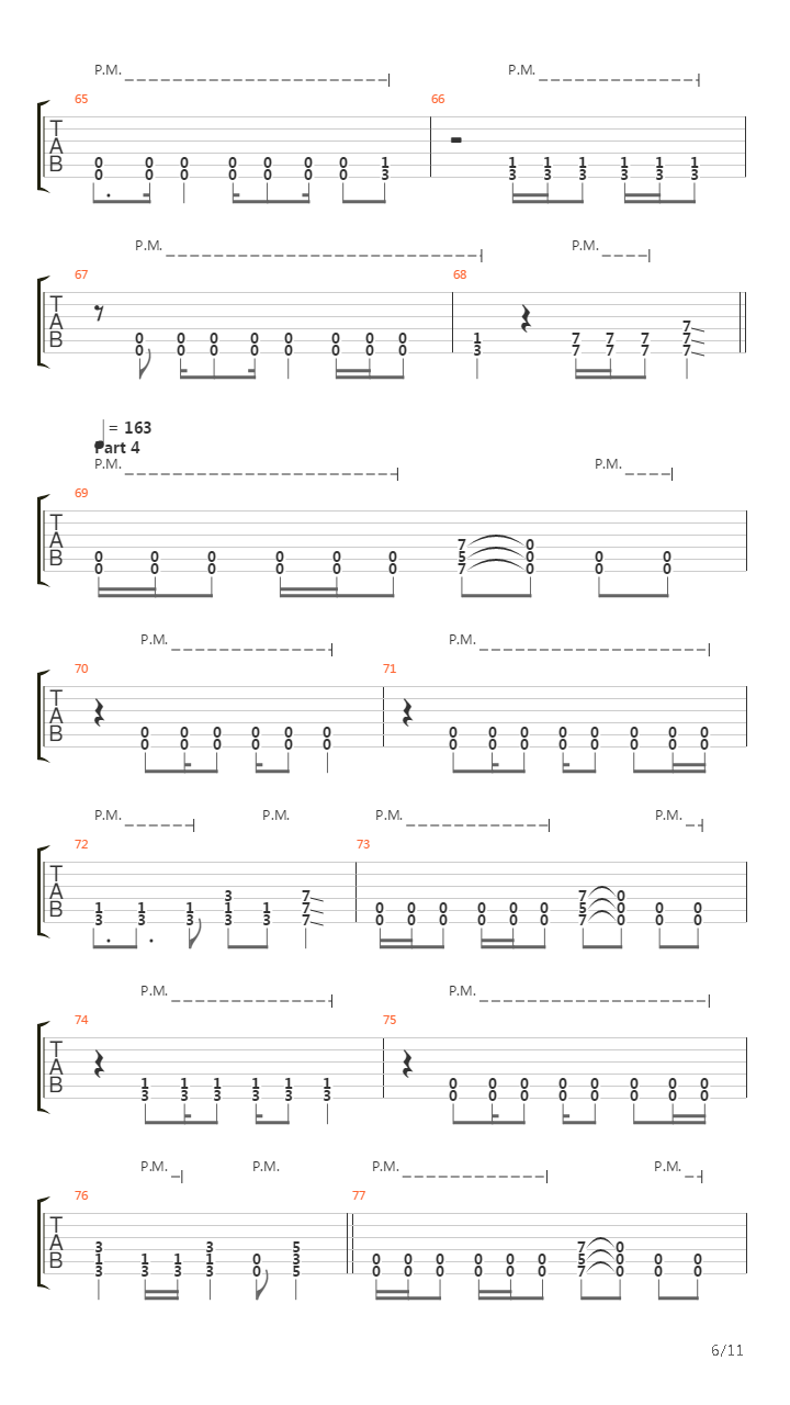 Float吉他谱