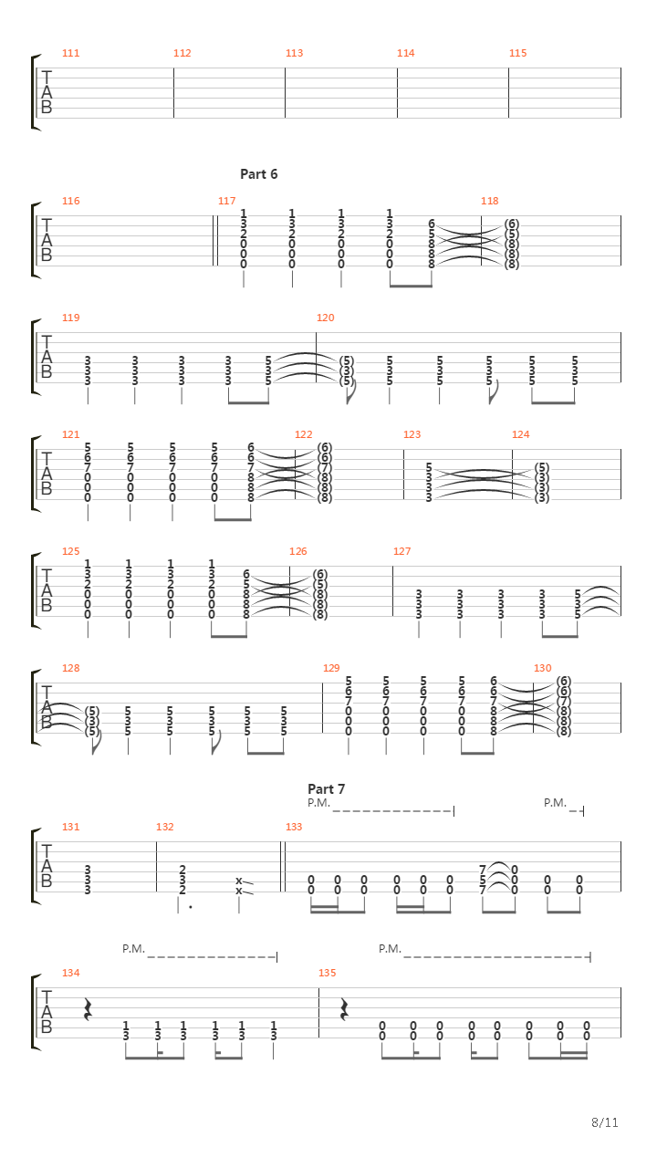 Float吉他谱