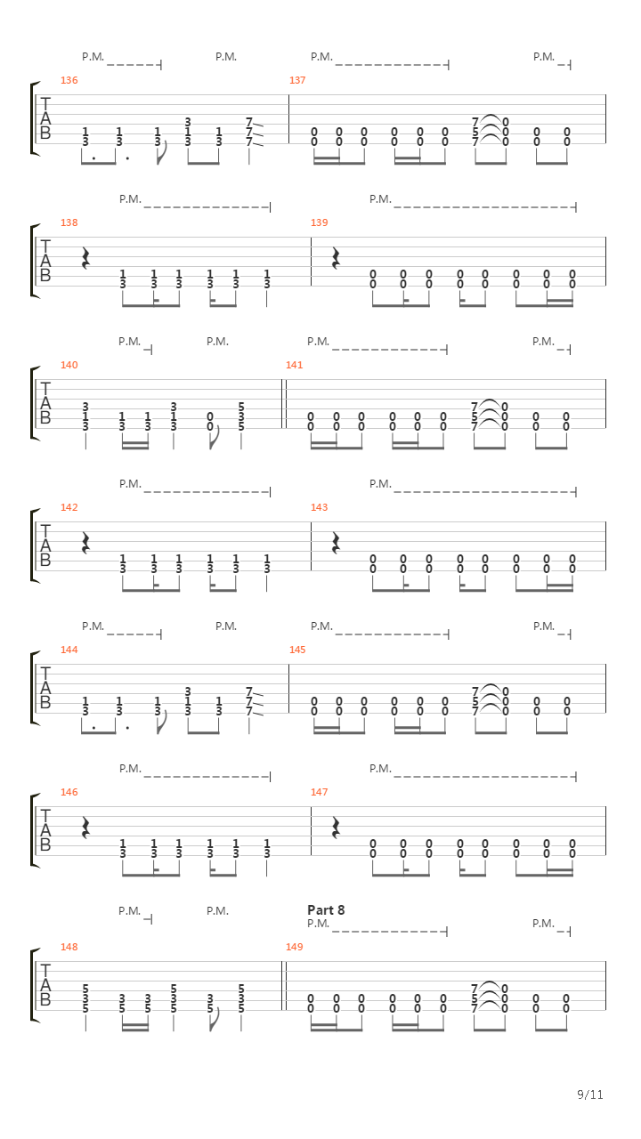 Float吉他谱