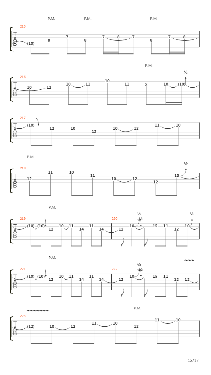 Lifeline吉他谱