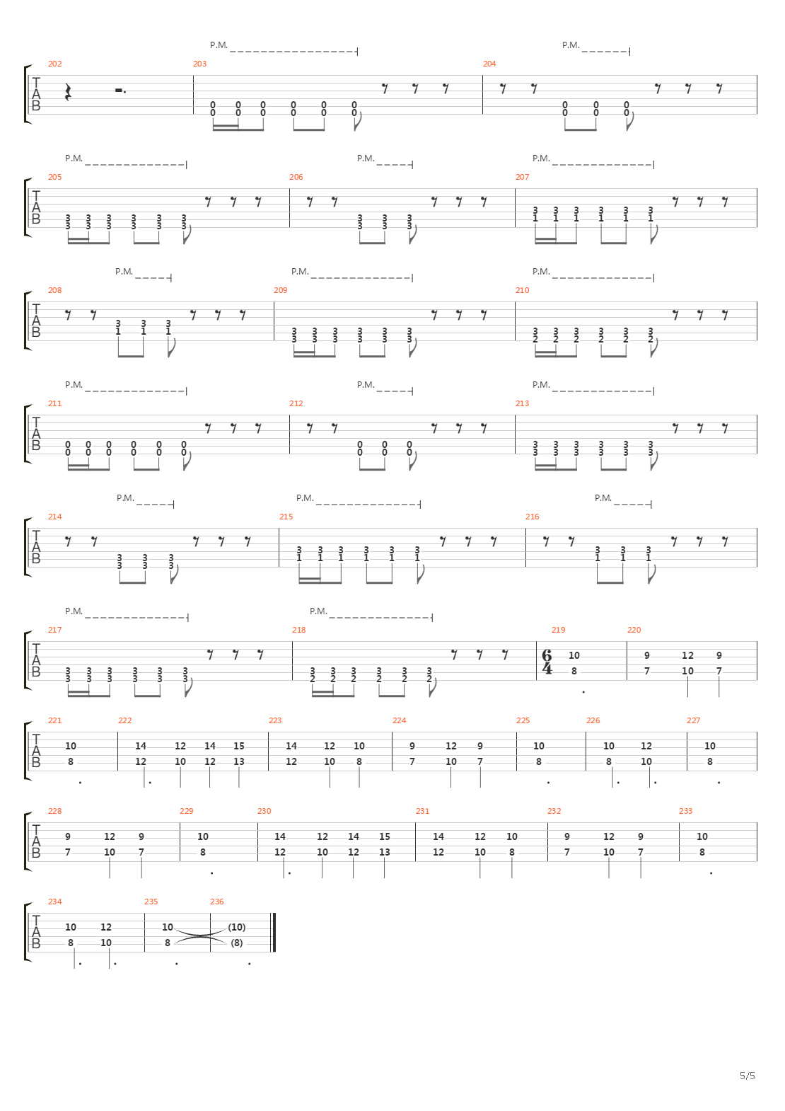 Chapter Four吉他谱