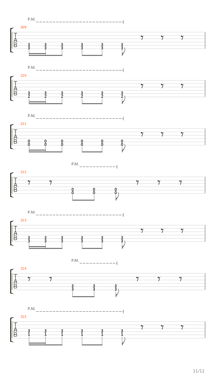 Chapter Four吉他谱