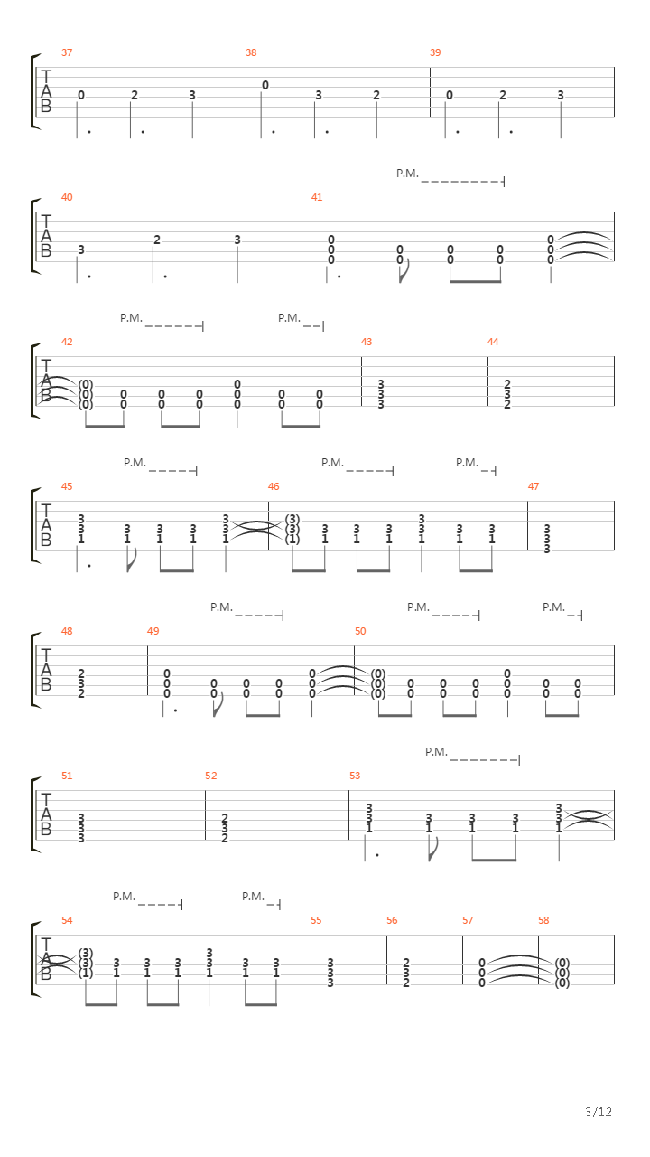 Chapter Four吉他谱