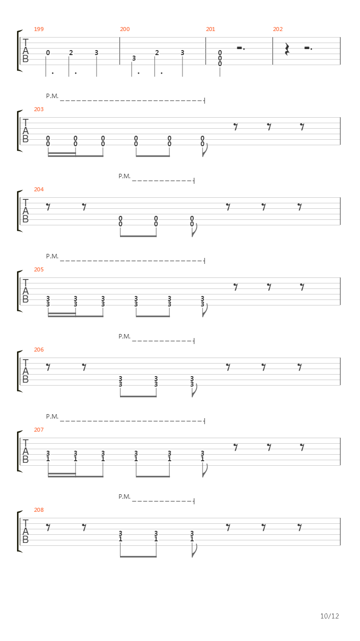 Chapter Four吉他谱