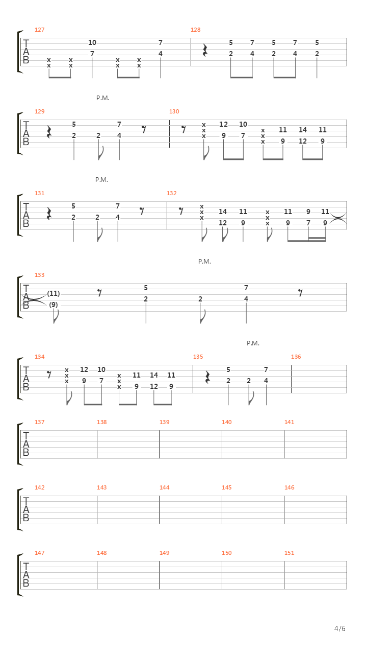 Overstepping吉他谱