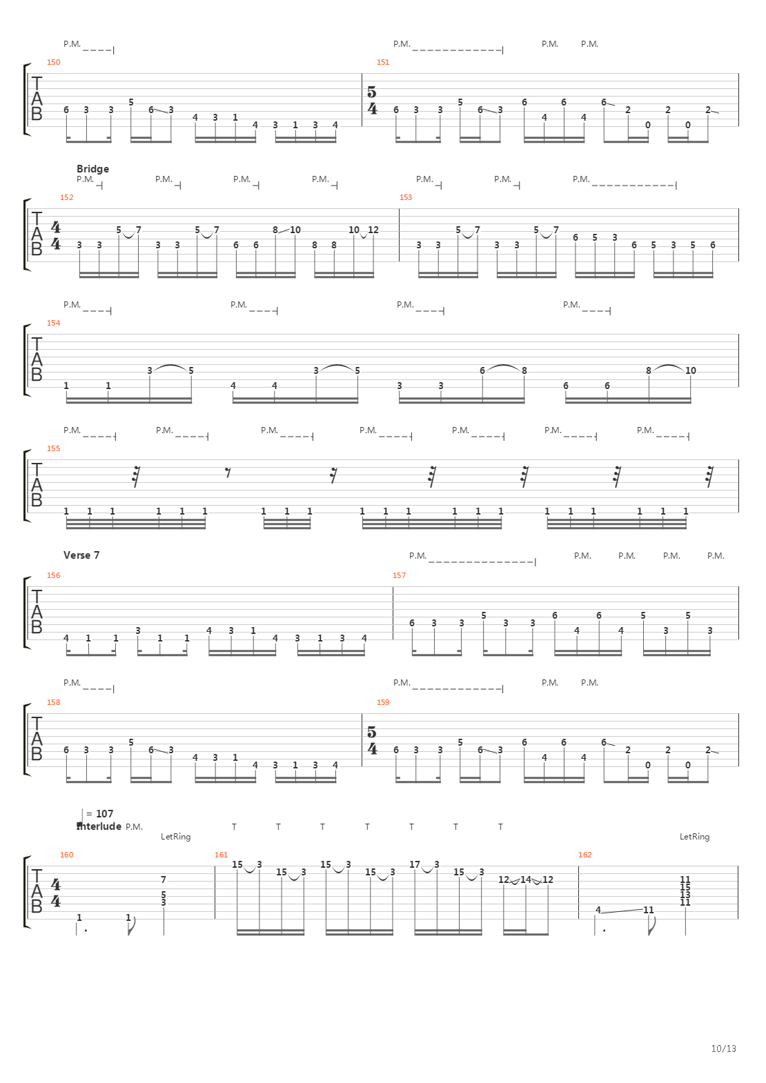 The Aura吉他谱