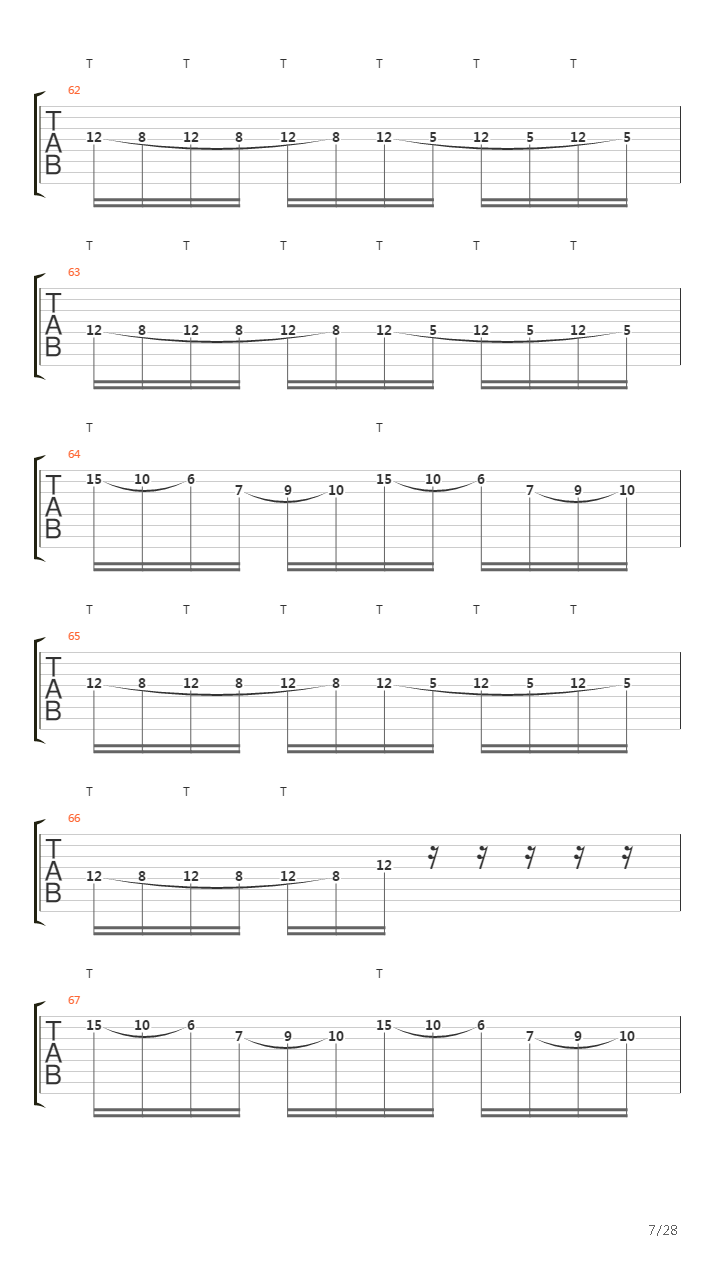 The Aura吉他谱