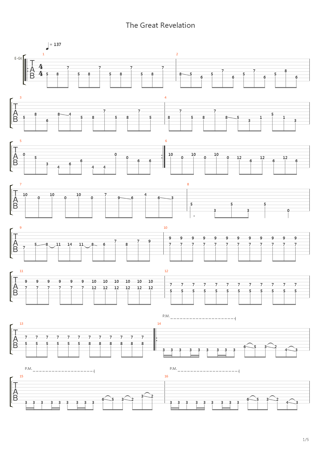 The Great Revelation吉他谱