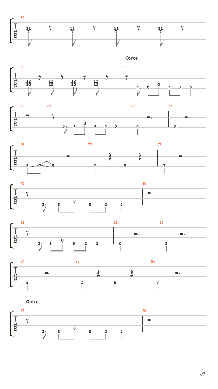 Oslo吉他谱