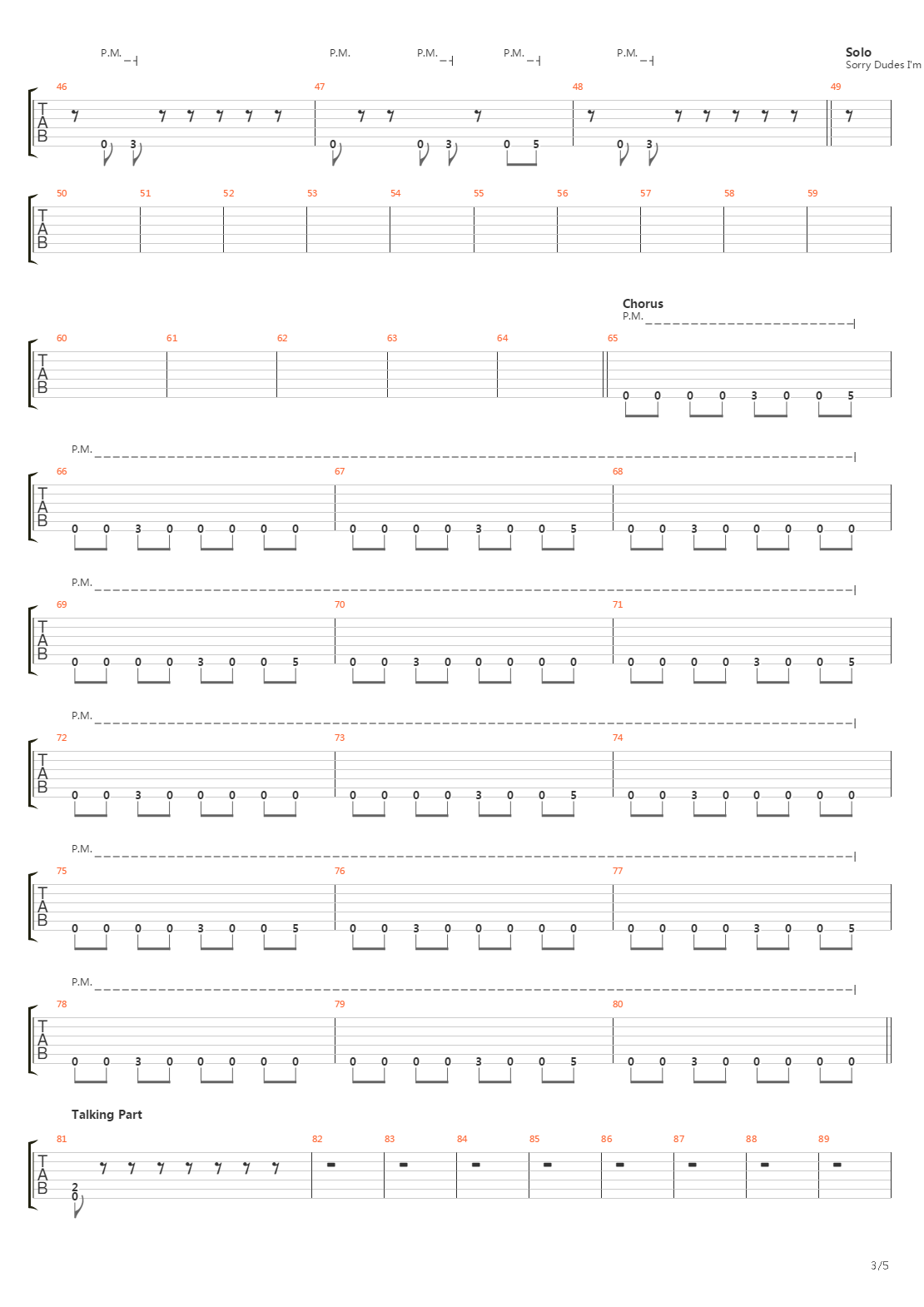 Body Counts In The House吉他谱