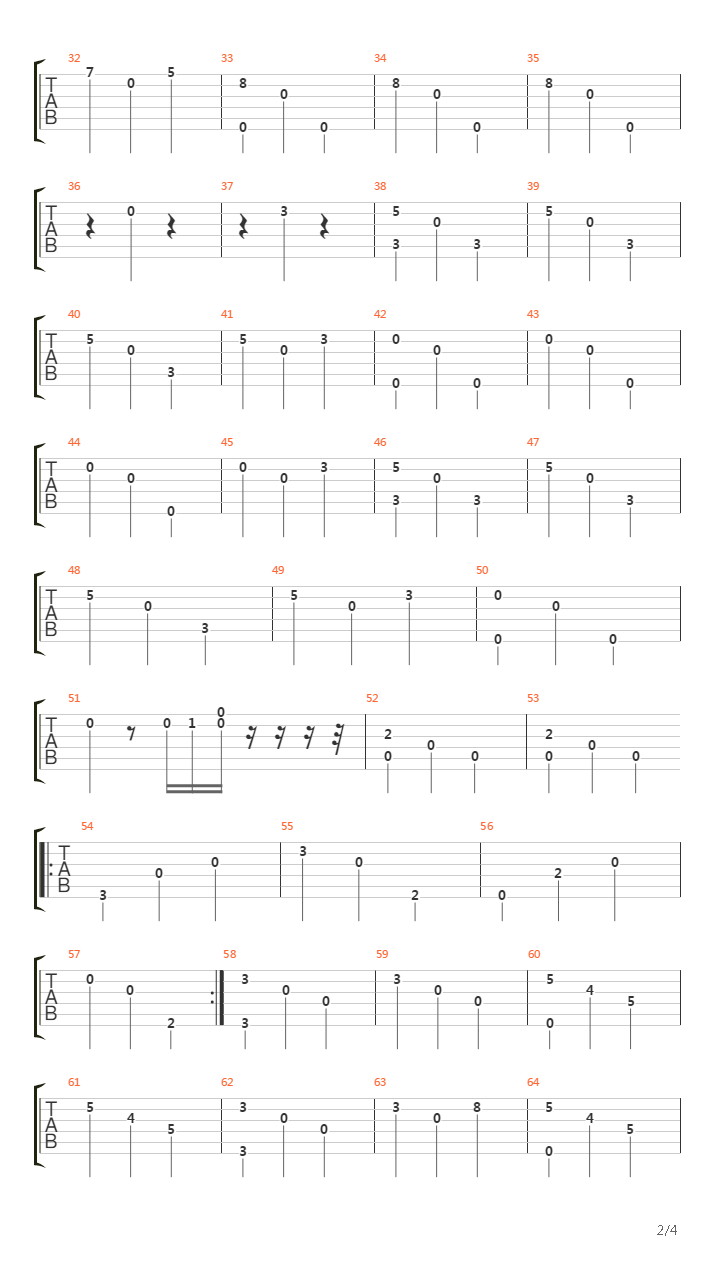 Hallelujah吉他谱