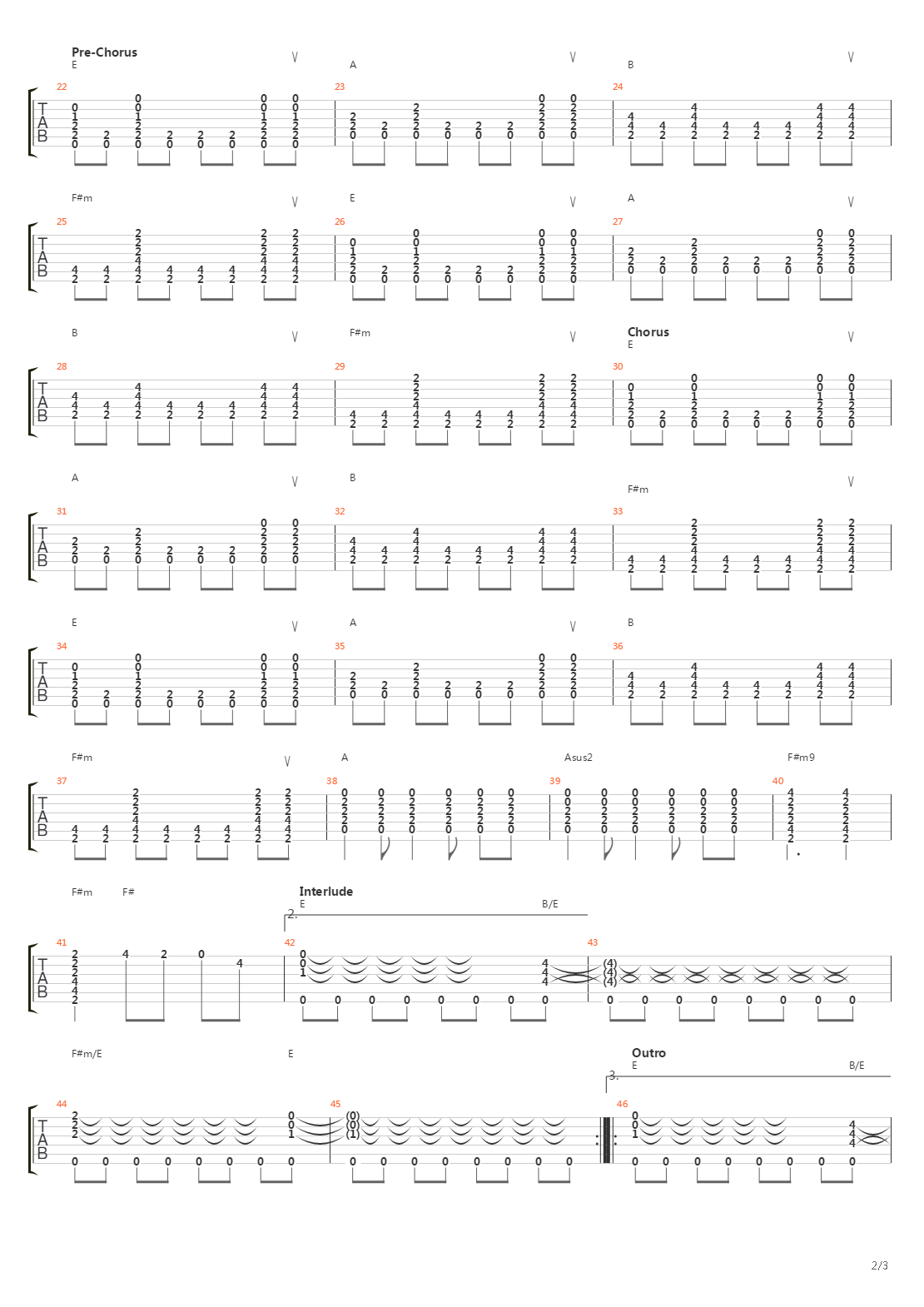 Tokyo吉他谱