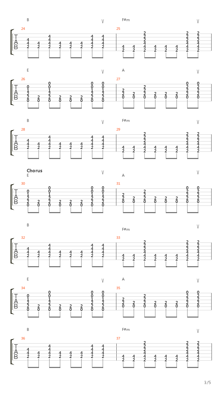 Tokyo吉他谱