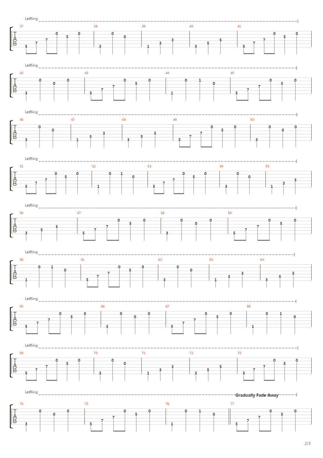 Pale Hill吉他谱