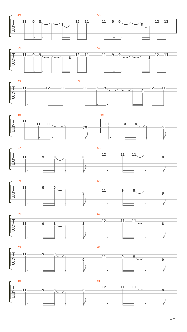 Pike 43 - Track 1吉他谱