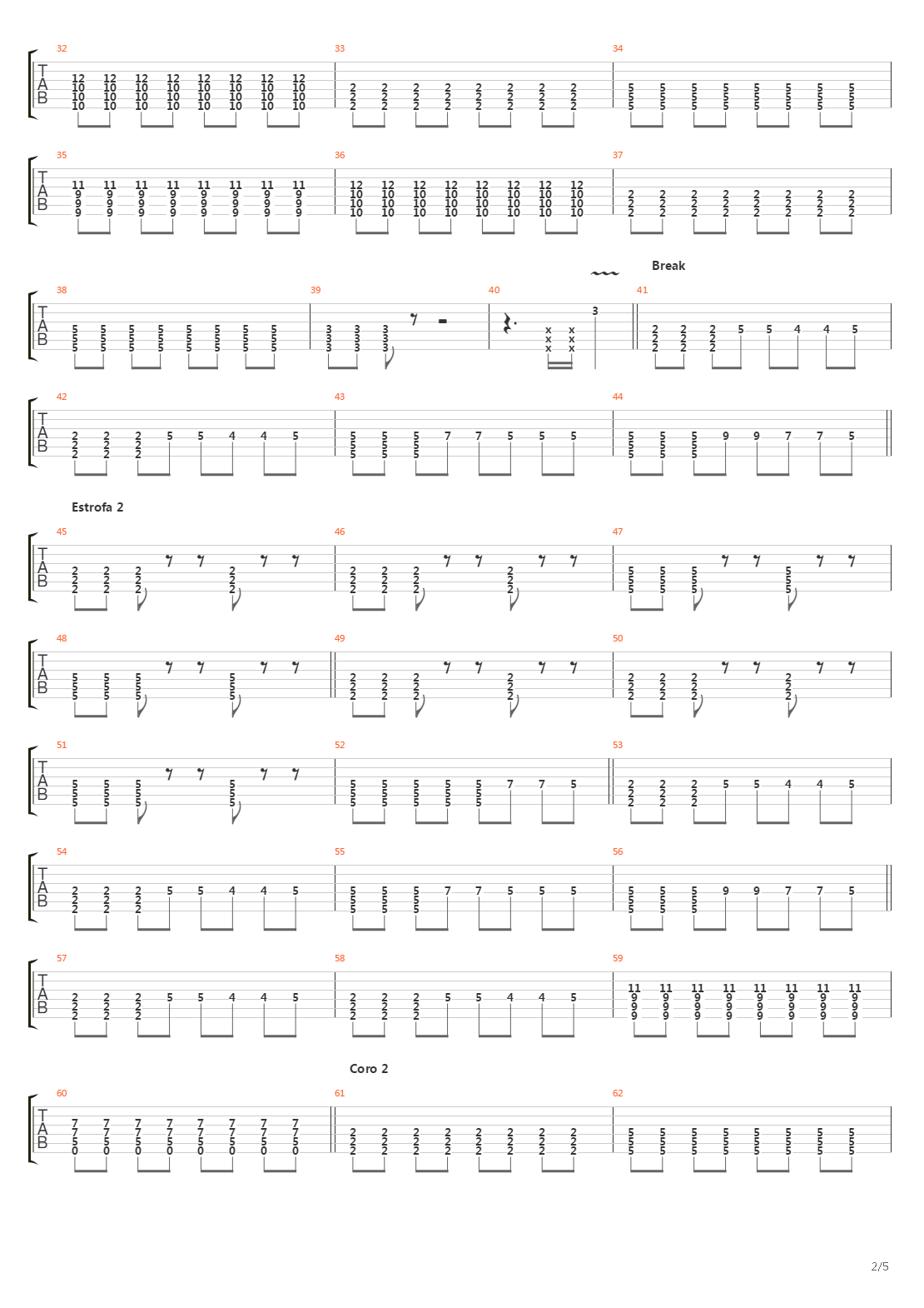 El Error吉他谱