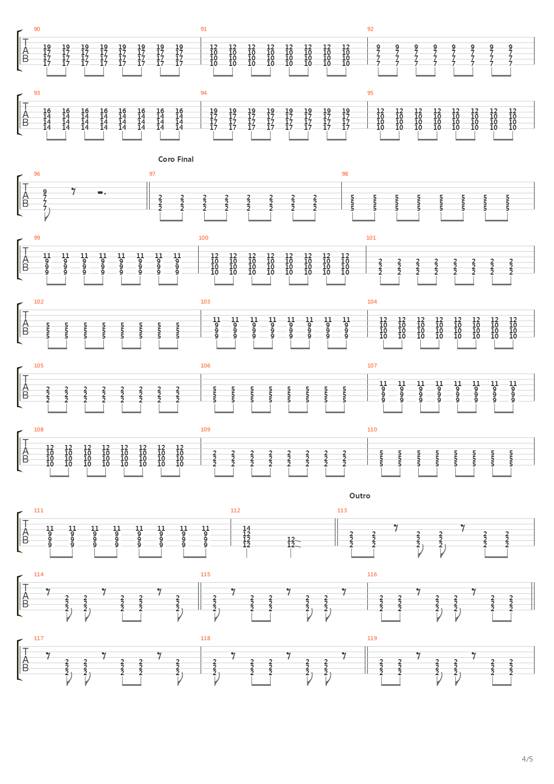 El Error吉他谱