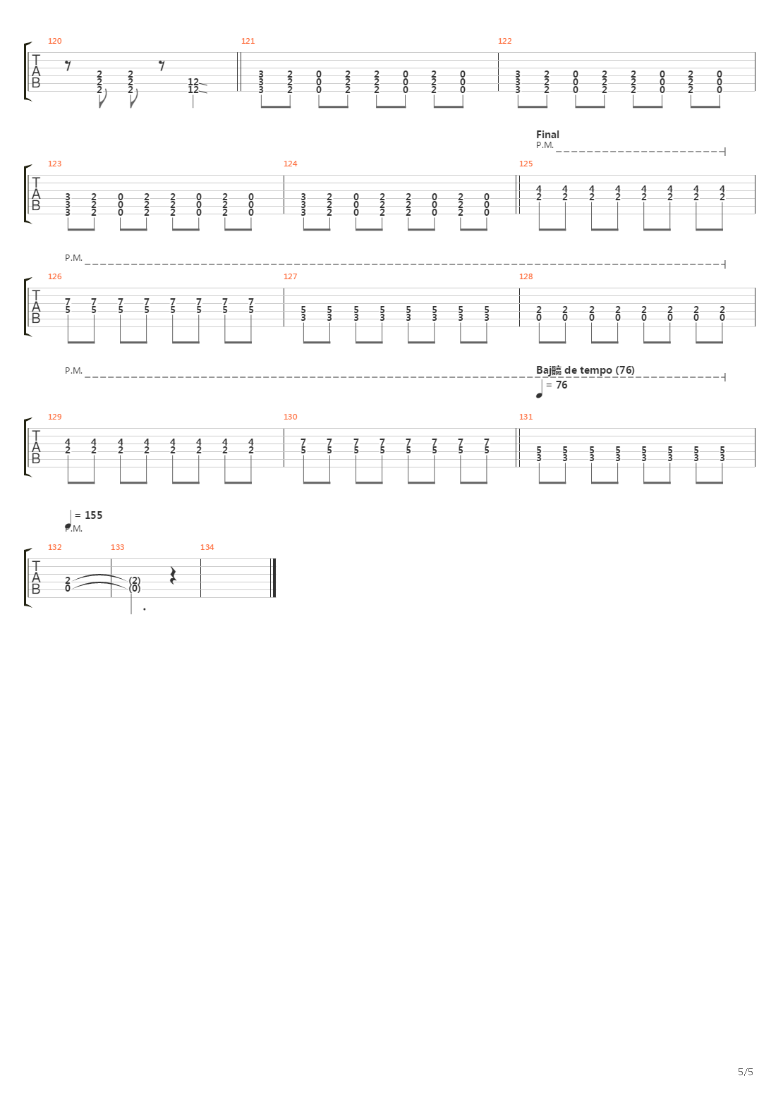 El Error吉他谱