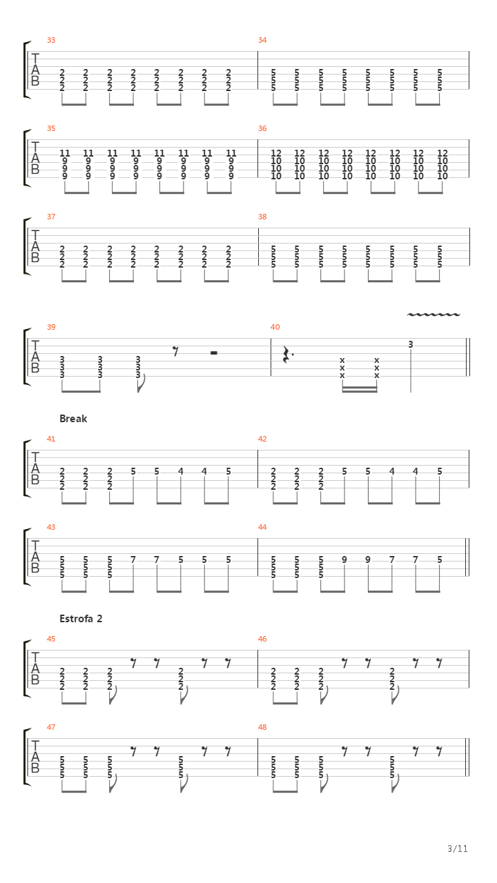 El Error吉他谱
