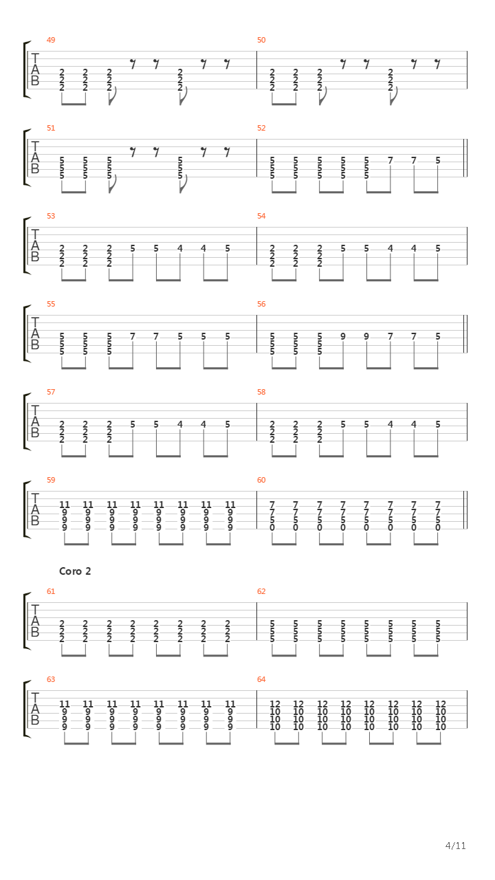El Error吉他谱