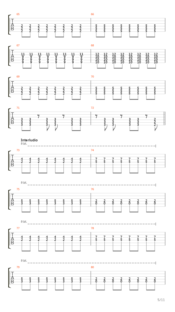 El Error吉他谱