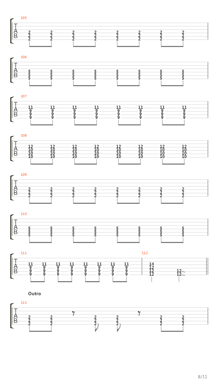 El Error吉他谱