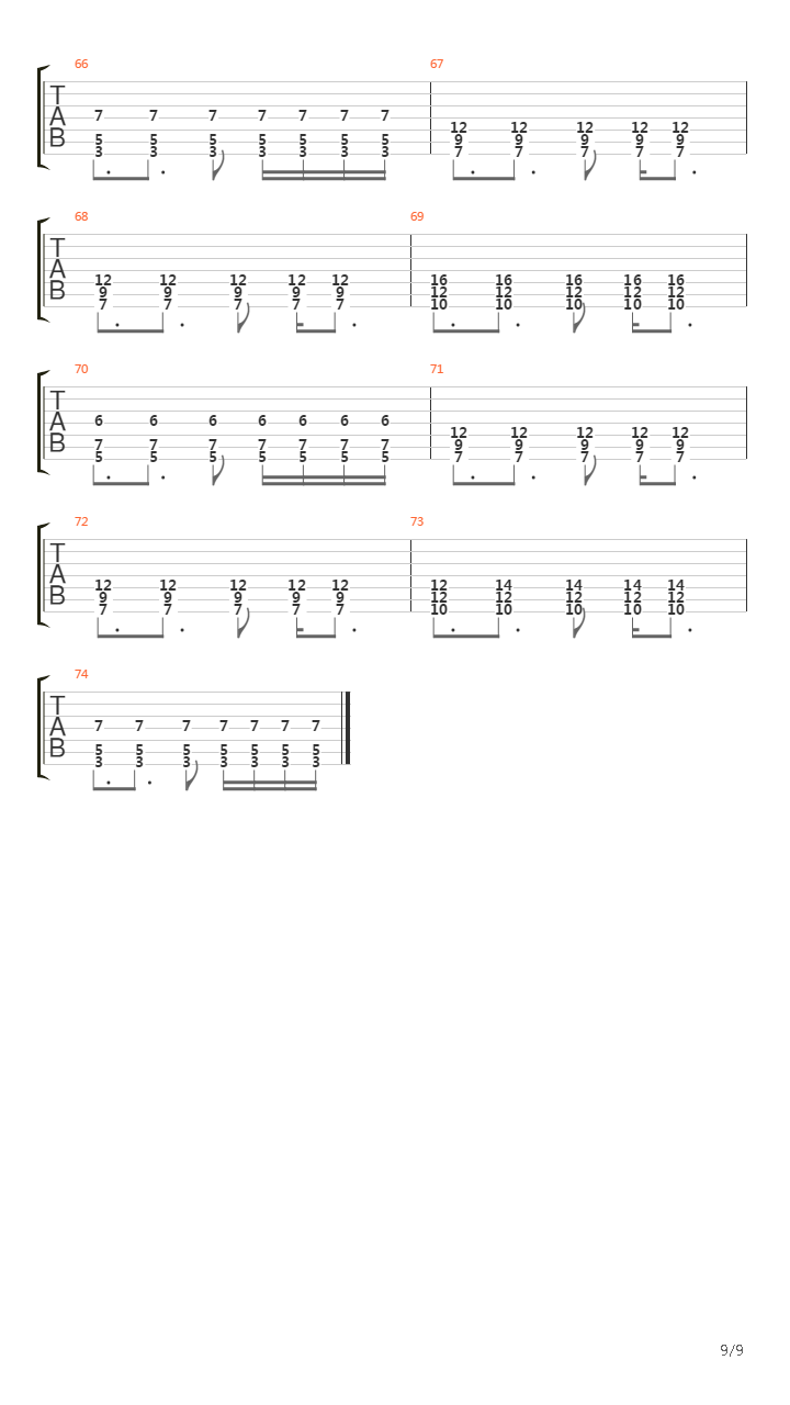 Devoted吉他谱