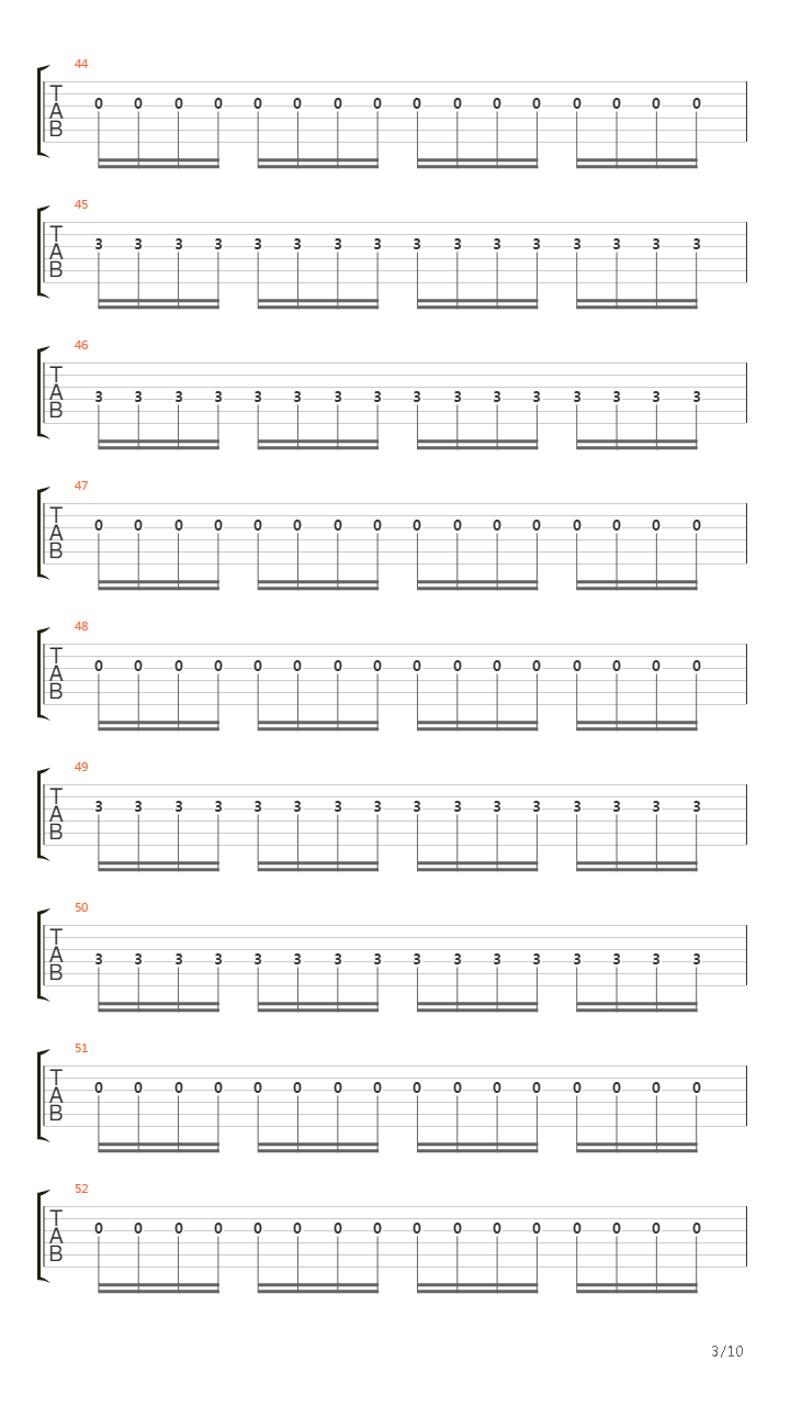 Notes In Constellations吉他谱