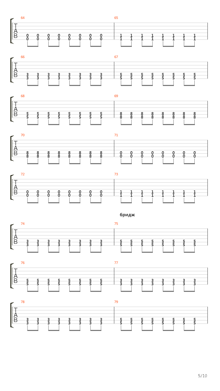 Notes In Constellations吉他谱