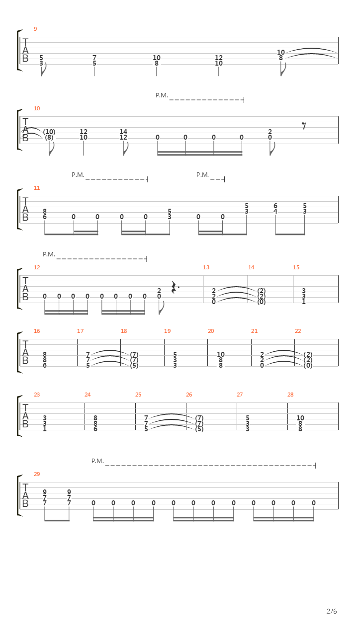 Full Swing吉他谱