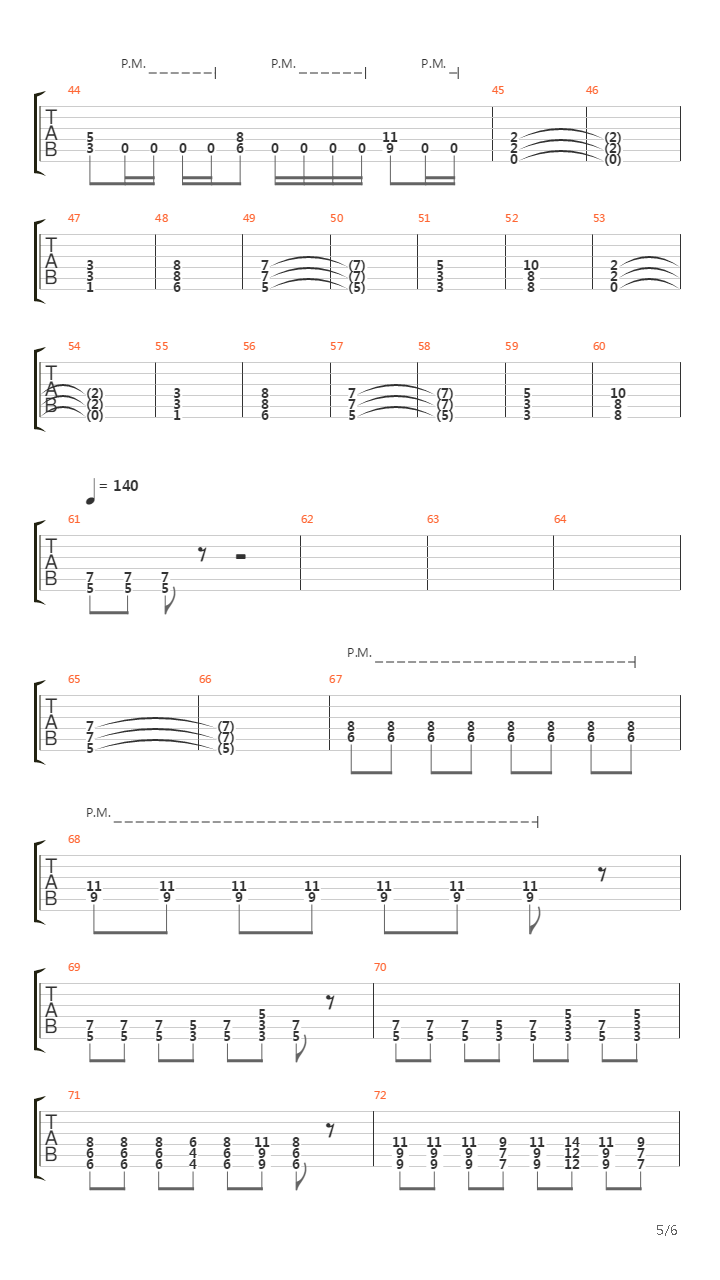 Full Swing吉他谱