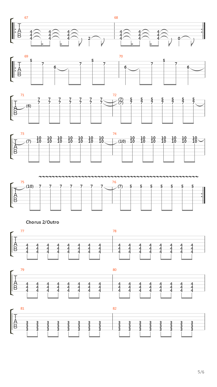 Symptoms And Cures吉他谱