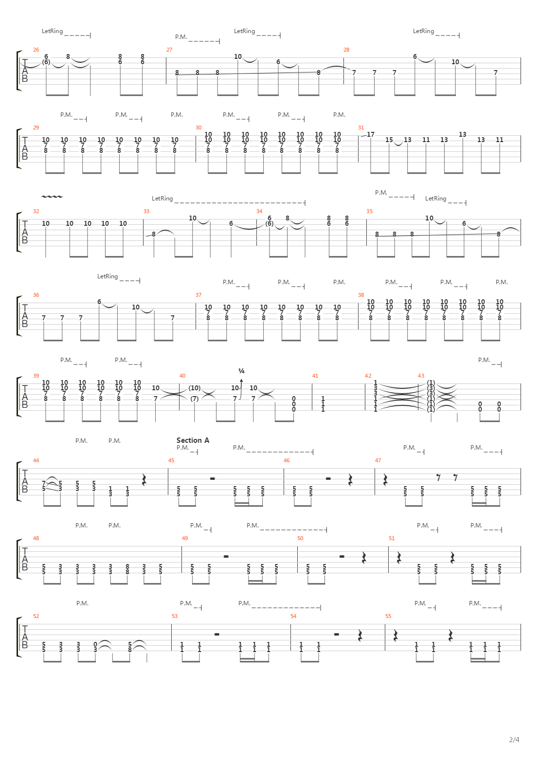 Rope吉他谱